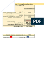 Copra Farming Calculator