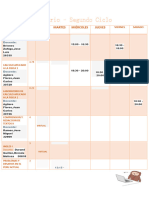 Horario 2 Ciclo