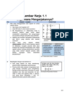 Lembar Kerja 1.1: Bagaimana Mengerjakannya?