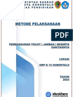 Metode Pelaksanaan Pemb Jamban SMP 12 Kota Gorontalo