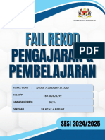 Fail Rekod Mengajar Sesi 2024-2025