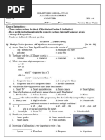 Grade 7 - Revision Worksheet-1 On Python Coding | PDF | Computer ...