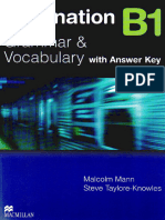 Destination B1 Grammar and Vocabulary With Answer Key