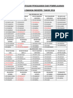 Jadual Pemantauan Pengajaran Dan Pembelajaran