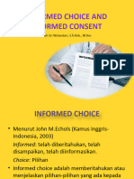 4. Informed choice and informed consent