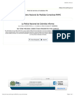 Consulta RNMC