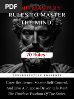 The Stoic Handbook for Self-Improvement | PDF | Stoicism | Mindfulness