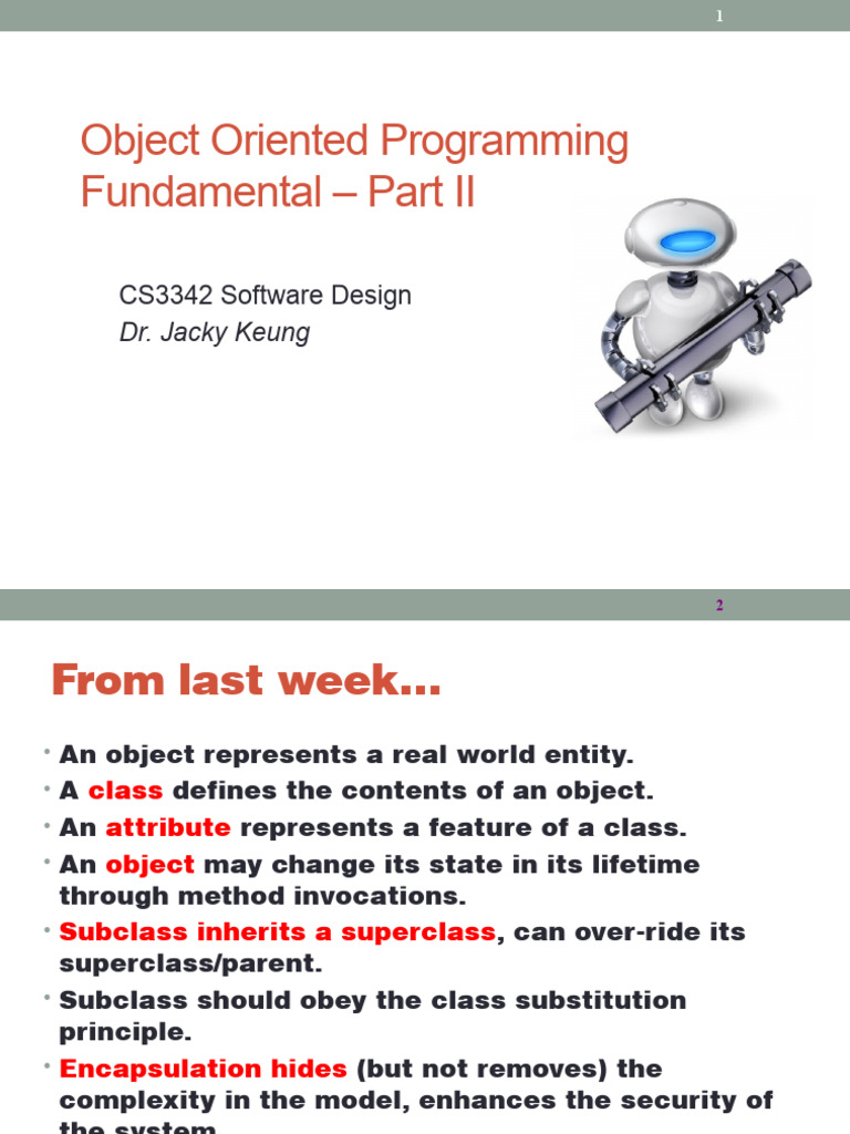 L03 OOFundamental Part2 | PDF | Inheritance (Object Oriented ...