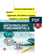TEST BANK For Microbiology Fundamentals A Clinical Approach, 4th Edition (Cowan, 2022), Verified Chapters 1 - 22 Updated, Complete Ne