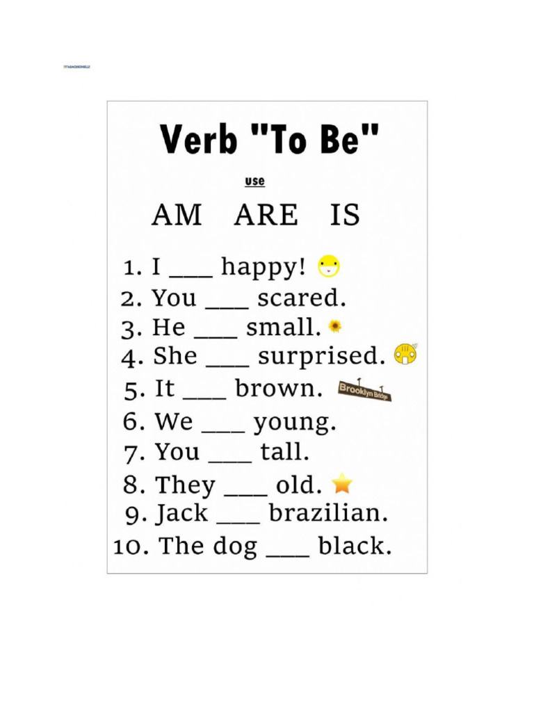 Am is are pdf