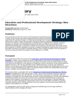 Education and Professional Development Strategy PDF