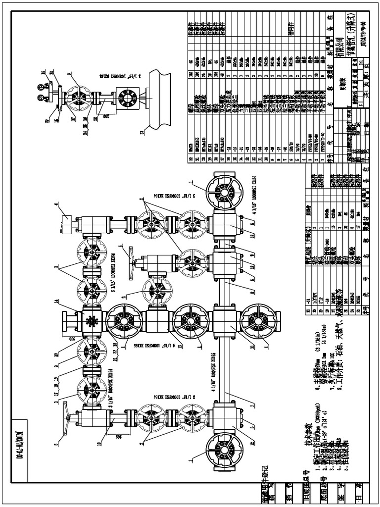 4.0625in 10000psi Choke Manifold | PDF