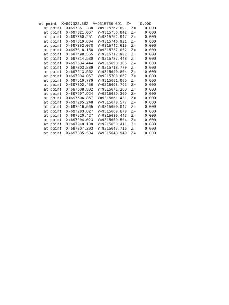 Geospatial Coordinates Data Points | PDF | Teaching Methods & Materials ...