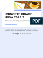 Uninorte Cidade Nova 2023.2