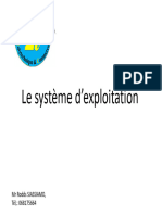 COURS DE SYSTEME D'EXPLOITATION L1