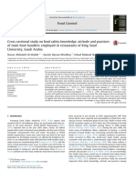 Cross Sectional Study On Safety Food