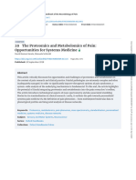 29 The Proteomics and Metabolomics of Pain: Opportunities For Systems Medicine