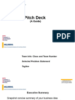 Pitch Deck Structure (A Guide) 1