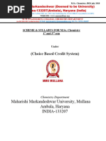 MSC Chemistry 1st & 3rd Sem