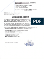 Certificado Médico Ricardo