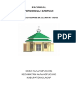 Proposal Masjid Nurussaadaha RT 04 RW 02