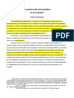 P.1.B La práctica del psicoanálisis en el hospital - Rubistein