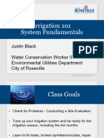 Irrigation 101 System Fundamentals