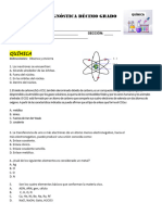 PRUEBA DIAGNOSTICA BIOLOGIA Y QUIMICA  2024  PDF