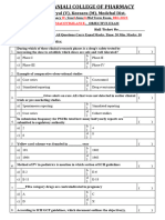 2nd Mid B.PHARM OBJECTIVE