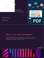 Full Stack Web Development