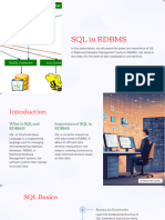 SQL in RDBMS