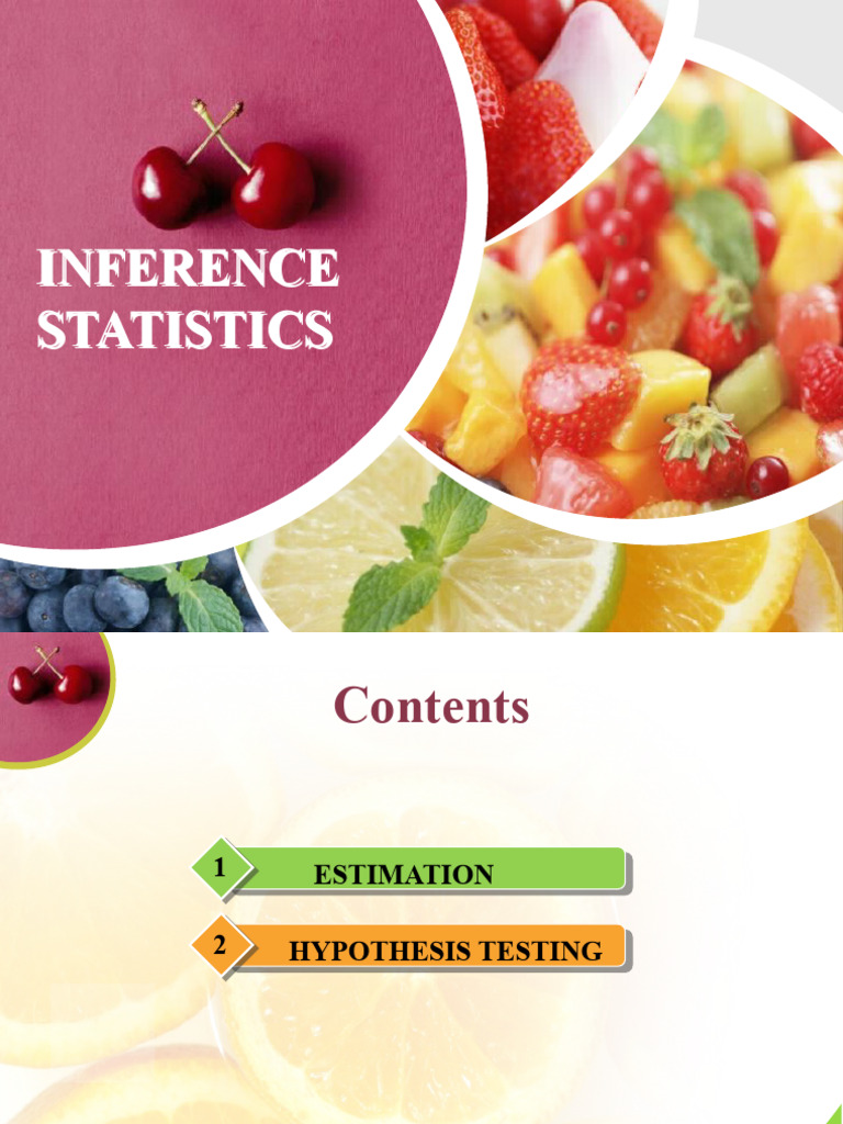 Estimation and Hypothesis Testing Guide | PDF | P Value | Statistical ...