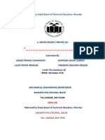 MPR Micro Project Report FYME MK SYME