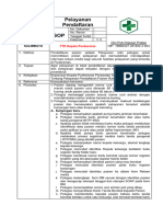 7.1.1 SOP PENDAFTARAN PASIEN