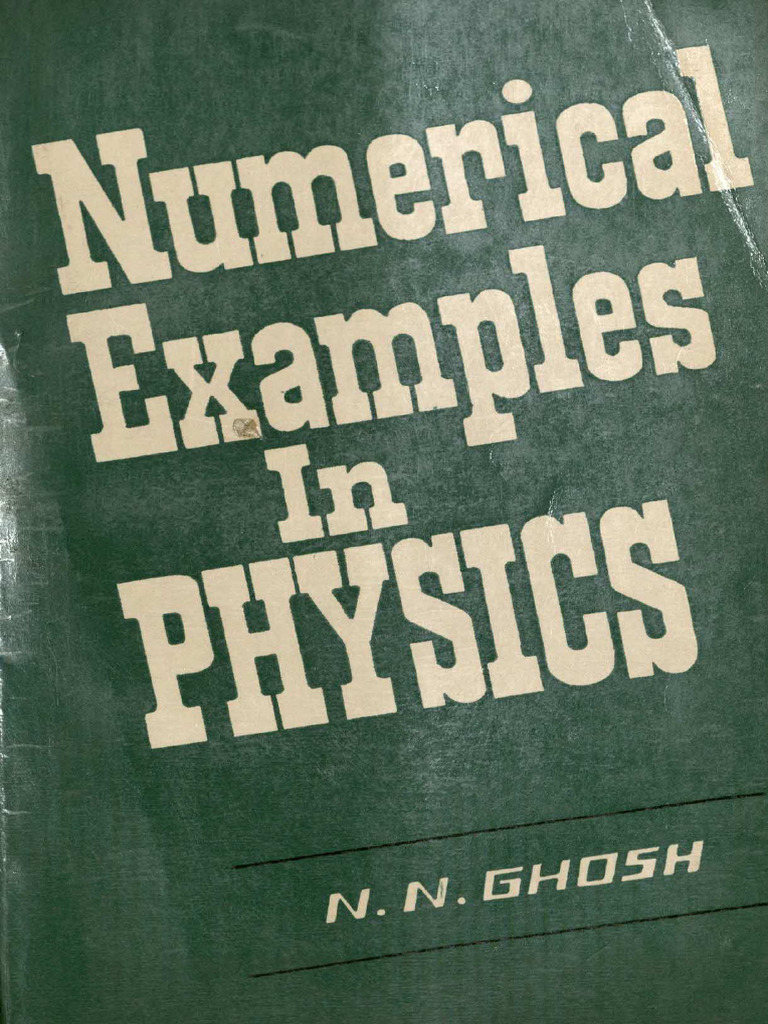 Numerical Examples in Physics | PDF