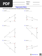 Trig Ratios