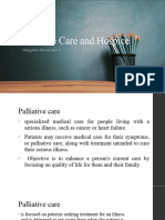 Palliative Care and Hospice