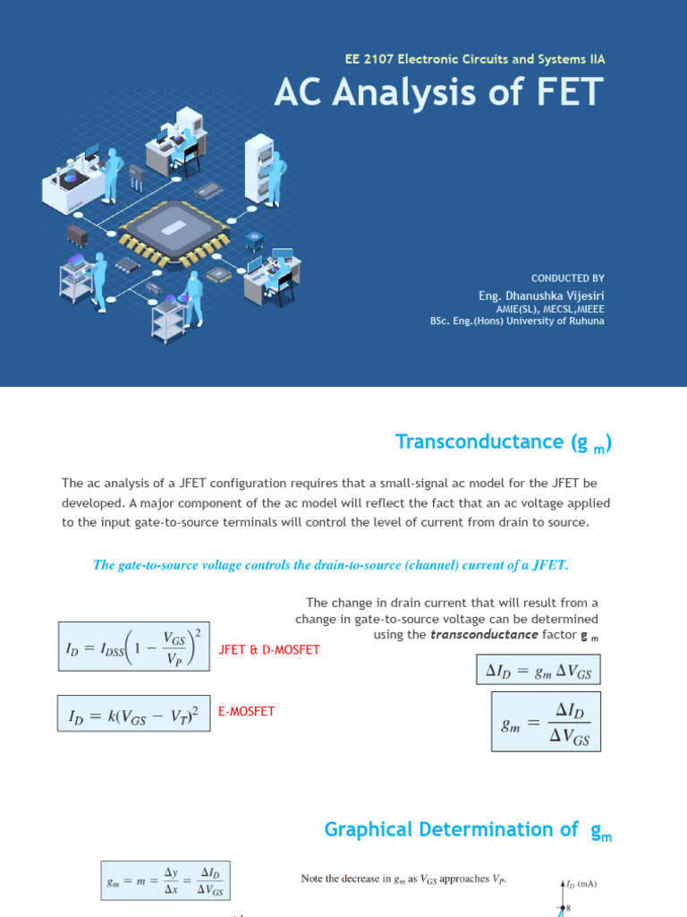 AC Analysis of Field Effect Transformers | PDF | Field Effect ...