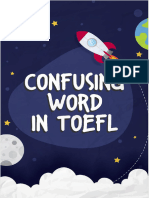 Confusing Word in TOEFL