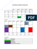 Time Schedule Rapat Evaluasi