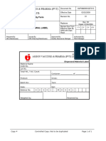 AVP-MM-WH-QF-013 - Dispensed Material Label (Tempelate) - 01