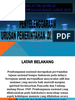 14. PENYELENGGARAAN urusan Pemerintahan diKECAMATan