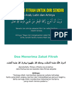 Doa Penerima Zakat