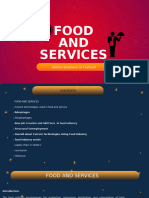 Food service presentation - Tagged