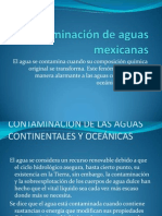 Contaminación de aguas mexicanas