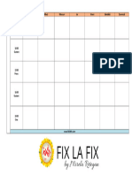 Jurnal Alimentar Dieta Fix La Fix