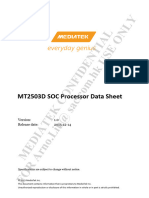 MT2503D SOC Processor Data Sheet v1.0