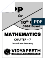 Coordinate Geometry - DPPs