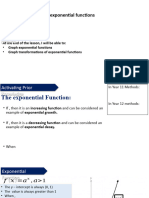PPT 1 Ex 2A - The Exponential Function