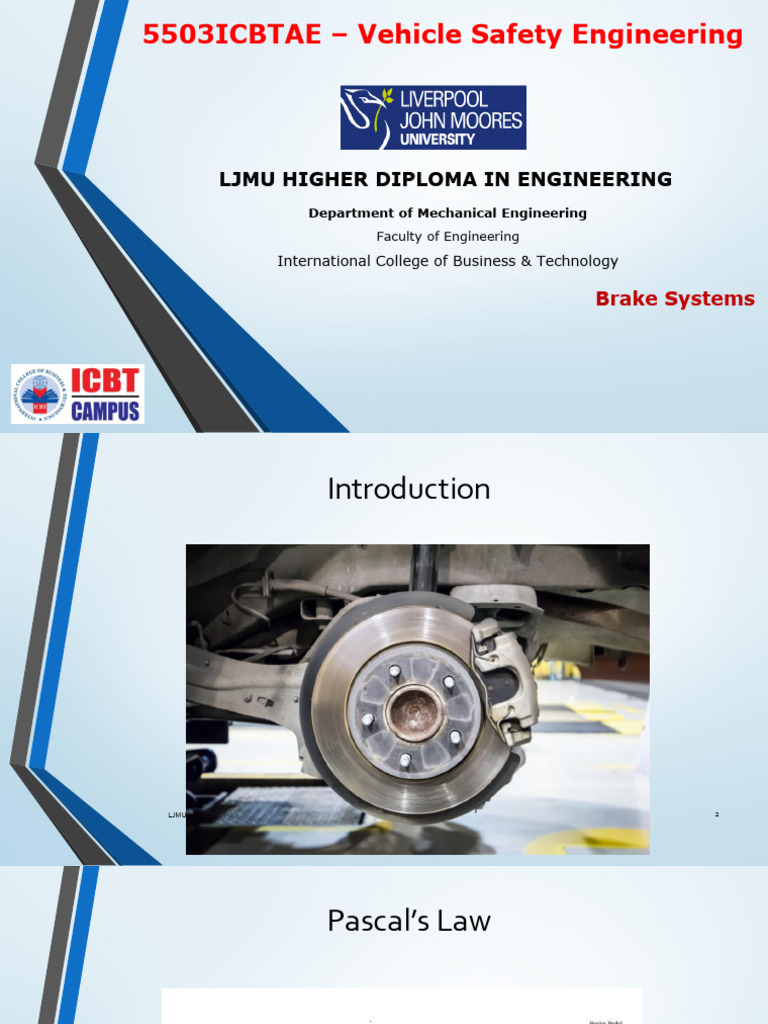 Brake Systems Pdf Brake Vehicles
